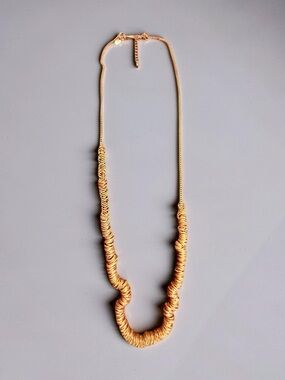 Sculpted Gold-Tone Wrapped Statement Necklace - Women Jewelry
